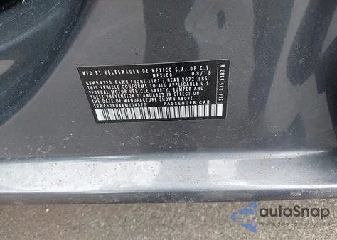 2019 Volkswagen Jetta 1.4T R-Line/1.4T S/1.4T Se из США, поврежденный, VIN 3VWC57BU4KM114877